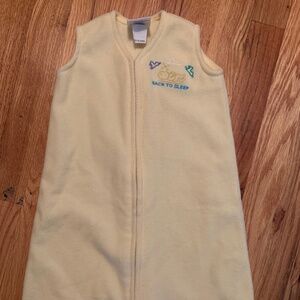 Halo sleep sack, light yellow fleece, XS / NB size (Not a swaddle)